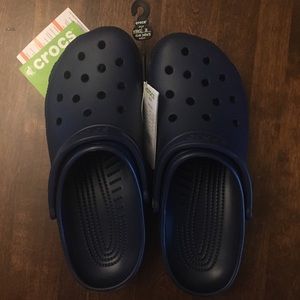 NWT Classic Navy Crocs